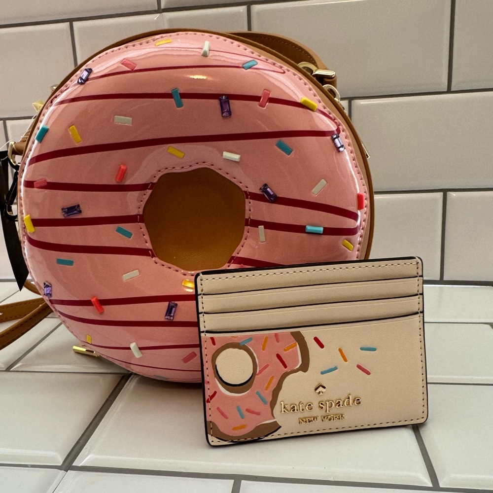 Kate Spade Donut Crossbody Purse & Wallet Set